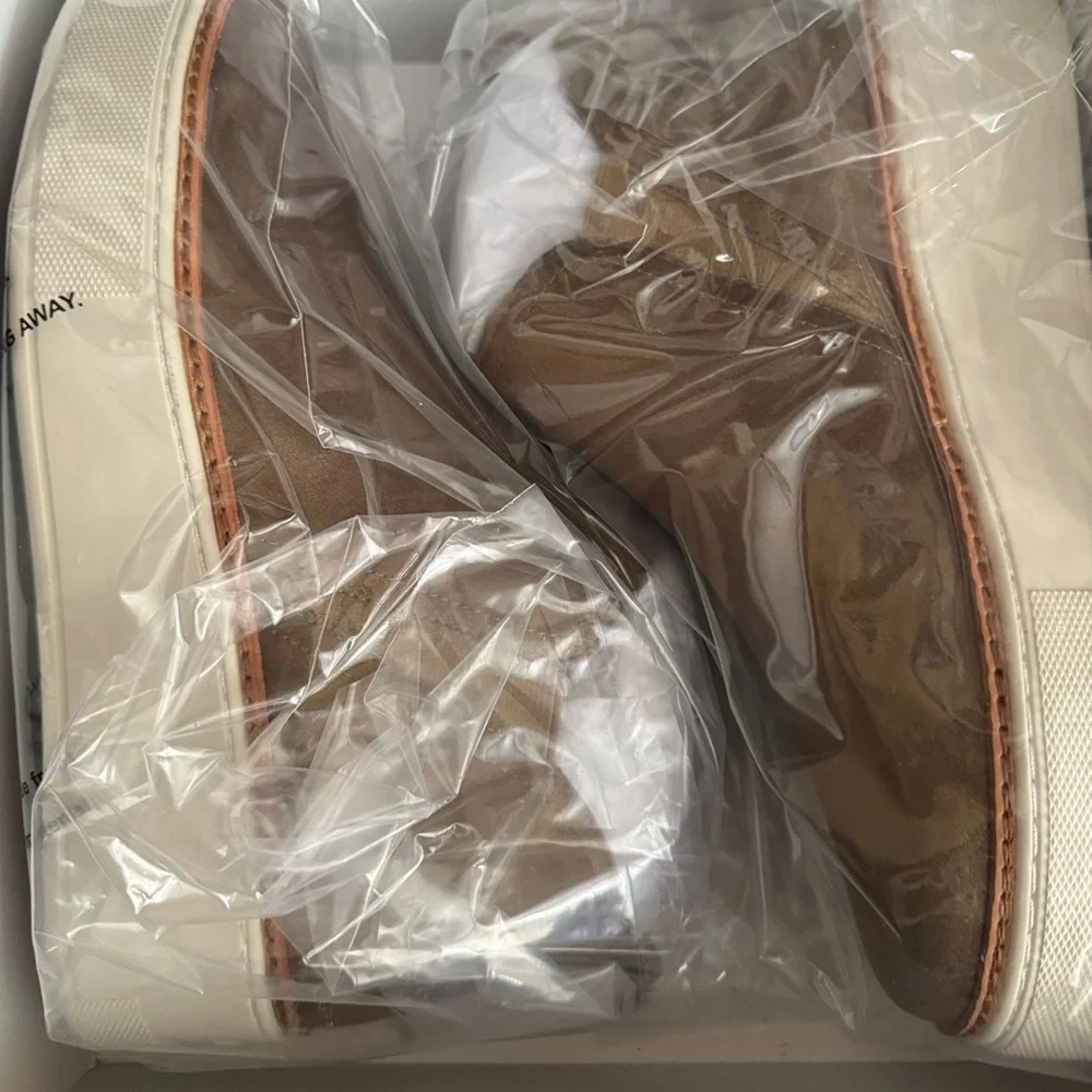 🎉LAST PIECE 🎉JSLIDES Leather Mika‎ Sport Platform High Tops